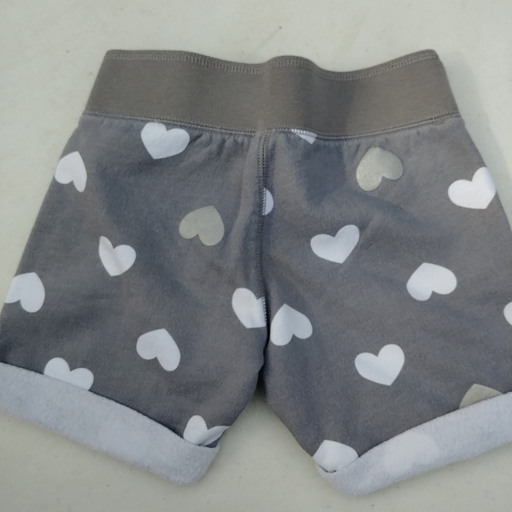 Like new open at gray soft cotton shorts with 💕
